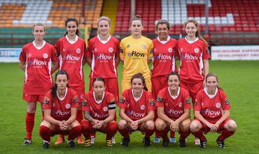 27 August 2016; The Shelbourne Ladies team at the Continental Tyres Women's National League Premier Division game between Shelbourne Ladies and Galway WFC at Tolka Park in Drumcondra, Dublin.  Photo by Matt Browne/Sportsfile